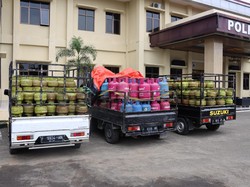 4 Pengoplos LPG Subsidi ke Tabung Nonsubdisi di Pandeglang Ditangkap