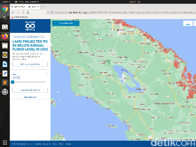 Prediksi Wilayah Indonesia yang Hilang pada 2030
