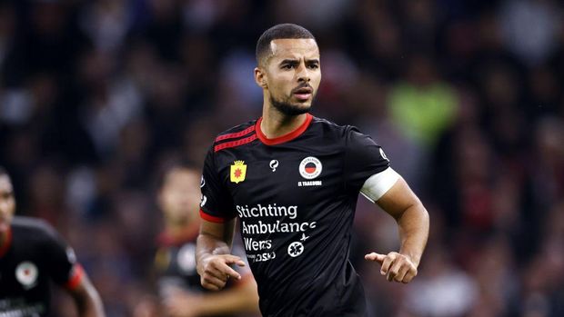AMSTERDAM - Redouan El Yaakoubi of sbv Excelsior during the Dutch Eredivisie match between Ajax Amsterdam and Excelsior at the Johan Cruijff ArenA on October 16, 2022 in Amsterdam, Netherlands. ANP MAURICE VAN STEEN (Photo by ANP via Getty Images)