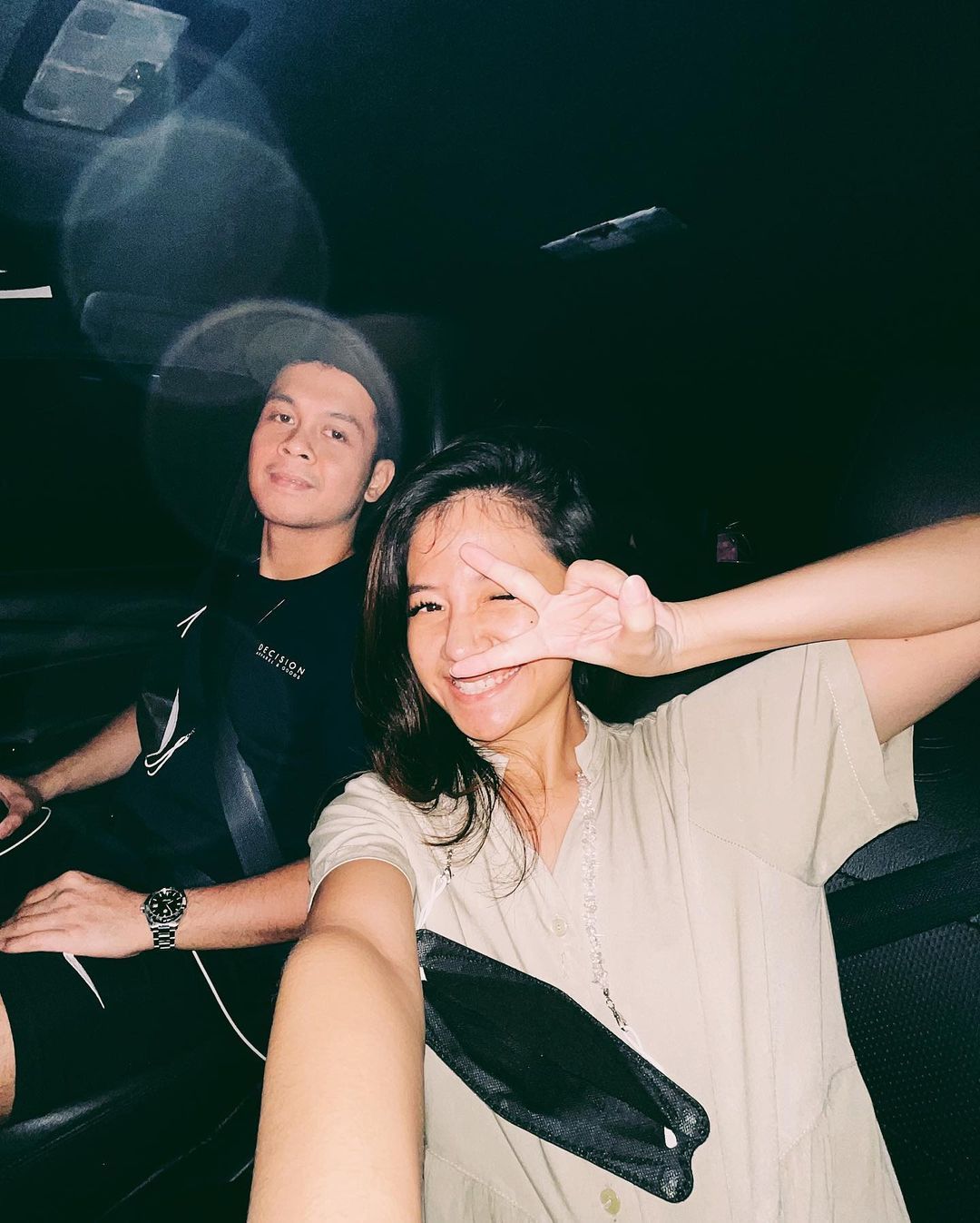 Momen kenangan Rio Alief dan istri Clerence Cynthia Audrey.