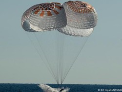 4 Astronaut Sukses Pulang ke Bumi Nebeng Kapsul SpaceX