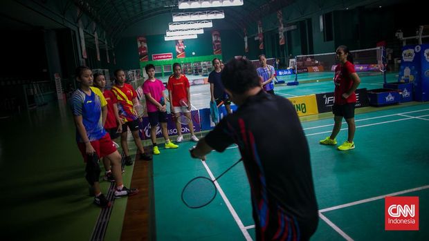 Suasana Latihan PB Djarum. (CNN Indonesia/Adi Maulana Ibrahim)