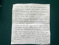 Permohonan Maaf Bharada E Ditulis saat Berada di Rutan Bareskrim