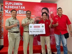 Suplemen Kuku Bima Sido Muncul Donasi Rp 340 Juta ke RSGM UNJANI
