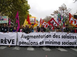 Ribuan Pekerja Prancis Mogok, Tuntut Kenaikan Upah Gegara Inflasi Ribuan Pekerja Prancis Mogok, Tuntut Kenaikan Upah Gegara Inflasi