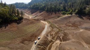 Danau Terbesar di California Mengering, Bisa Dilintasi Mobil