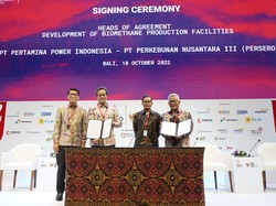 Pertamina-PTPN Kerja Sama Produksi Energi Biometan Pakai Limbah Sawit