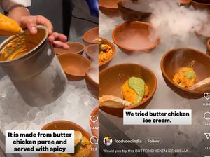 Makin Aneh! Ada Es Krim Rasa Ayam Mentega Pakai Saus Pedas