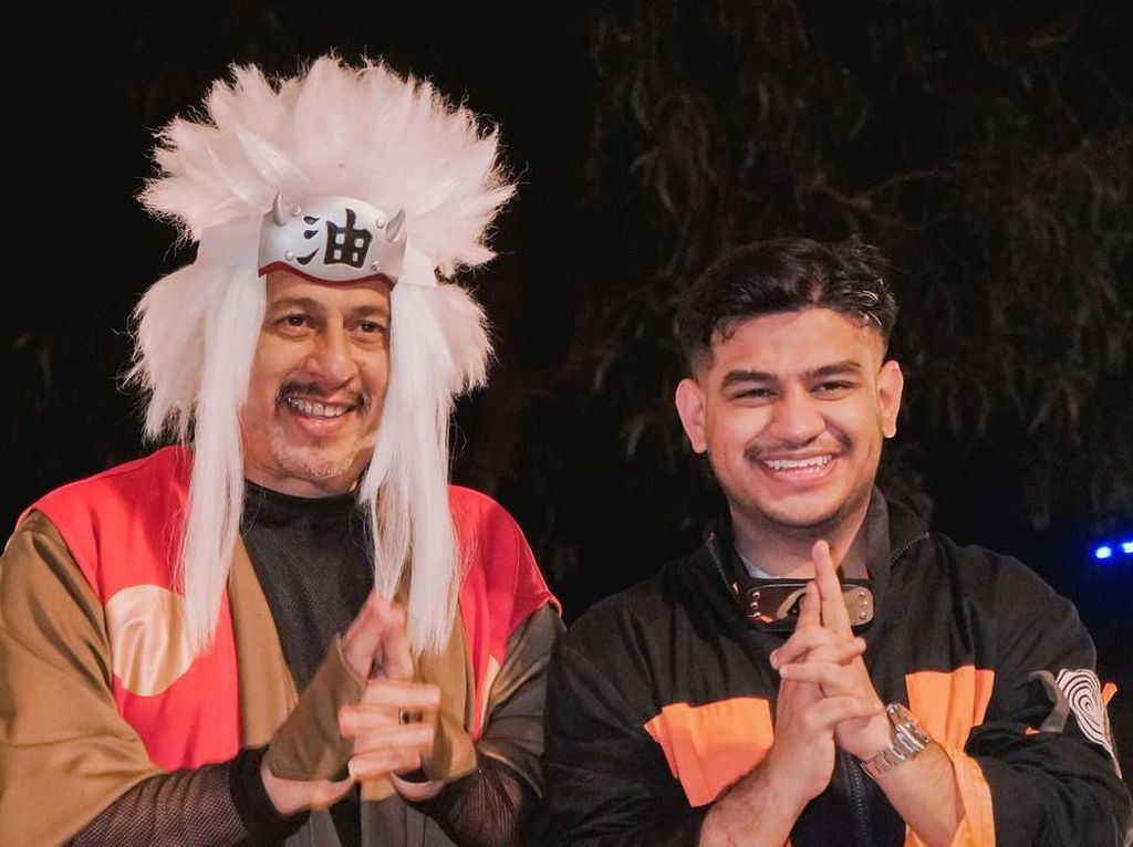 Keseruan Pesta Ultah Fadil Jaidi Bertema Naruto, Pak Muh Cosplay Jadi Jiraiya
