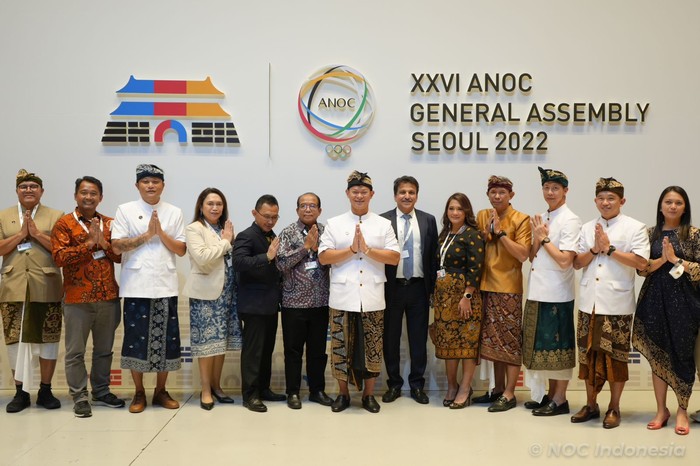 Persentasi Indonesia tuai respons positif di ANOC General Assembly, Korea. Bali makin yakin diri menjadi tuan rumah World Beach Games tahun depan.