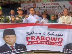 Sekelompok Warga Medan Dukung Prabowo Capres 2024