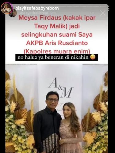 Mesya Firdaus kakak ipar Taqy Malik dan suami