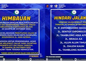 Pengalihan Lalin Selama KTT OKI di Bandung 24-26 Oktober 2022 Pengalihan Lalin Selama KTT OKI di Bandung 24-26 Oktober 2022
