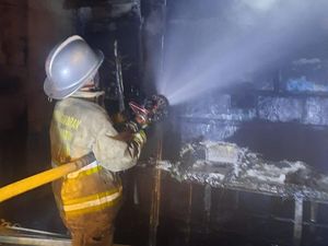 Pom Mini di Cibiru Bandung Terbakar