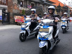 Sambut G20, Polda Bali Jadikan 200 Unit Motor Listrik Sebagai Kendaraan Operasional