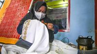 Semangat Perajin Difabel dalam Membuat Batik di Tarakan