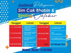 Jadwal Sepekan Mobil SIM Keliling Surabaya Sampai Akhir Oktober 2022