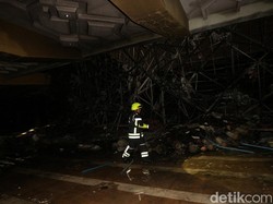 Polres Libatkan Puslabfor Selidiki Penyebab Kubah JIC Terbakar