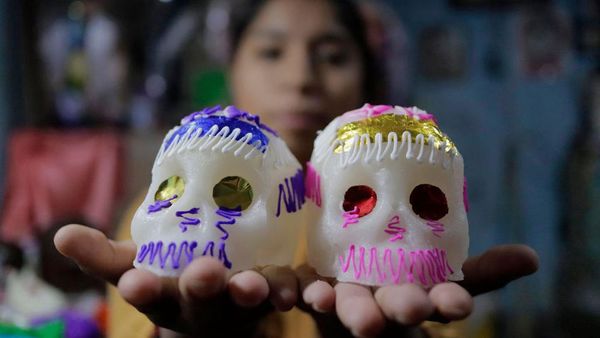 Unik, Gula di Meksiko Ini Berbentuk Tengkorak