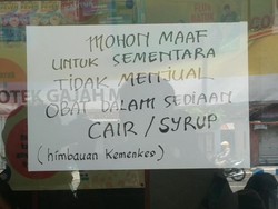 Obat Sirup Anak Dilarang, Tablet Kunyah Jadi Buruan Emak-emak