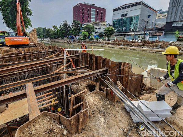 Atasi Banjir, Begini Progres Pembangunan Rumah Pompa Gunung Sahari