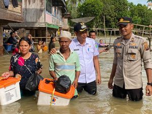 Hujan 3 Hari Berturut-turut, 1 Kecamatan di Sumsel Dilanda Banjir