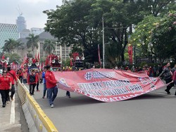 Ada Demo Buruh, Hindari Jalan Medan Merdeka Barat!