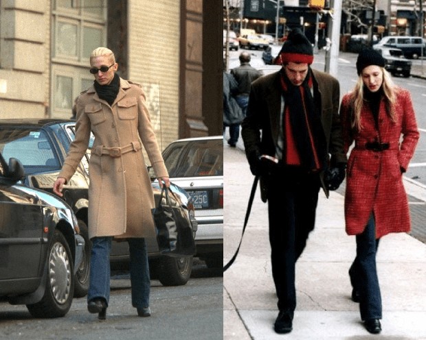 Coat yang dipakai Carolyn Bessette-Kennedy/