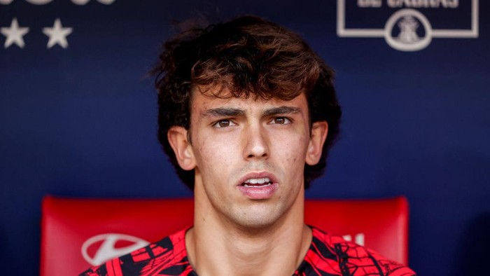 BILBAO, SPAIN - OCTOBER 15: Joao Felix of Atletico Madrid  during the La Liga Santander  match between Athletic de Bilbao v Atletico Madrid at the Estadio San Mames on October 15, 2022 in Bilbao Spain (Photo by David S. Bustamante/Soccrates/Getty Images)
