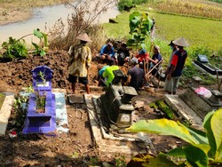 Bertambah, Makam Tirtomoyo Wonogiri yang Dipindah gegara Rawan Tergerus Sungai