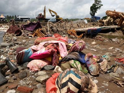 Suasana Terkini Usai Banjir Bandang di Jembrana Bali