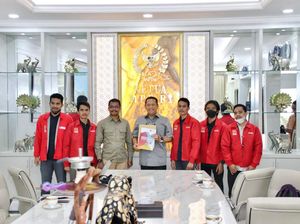 Terima Pengurus LMND, Bamsoet Bicara Tantangan Indonesia Emas 2045