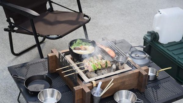 Unik! Pemanggang Makanan Khas Jepang Ini Bisa Dibawa-bawa