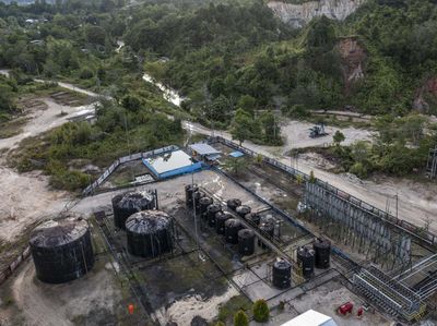 Foto Udara Stasiun Pengumpul Pertamina Hulu Indonesia di Tarakan