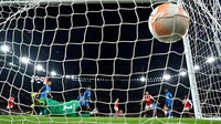 Arsenal mengalahkan PSV 1-0 dalam laga tunda Grup A Liga Europa 2022/23. (Reuters/Dylan Martinez)