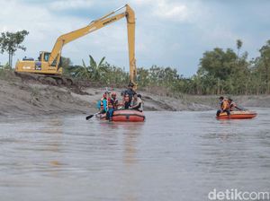 Pemkab Gresik Susuri Kali Lamong Pastikan Tak Meluap Saat Cuaca Ekstrem