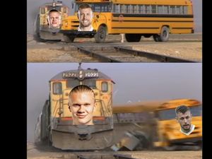 Haaland Bagai Buldozer