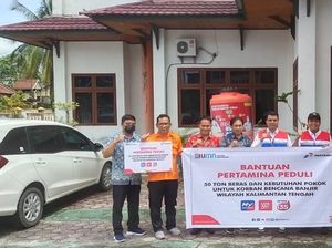 Pertamina Beri Bantuan Korban Bencana Banjir di Kalimantan Tengah Pertamina Beri Bantuan Korban Bencana Banjir di Kalimantan Tengah