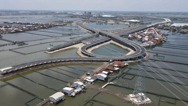Potret Tol Atas Laut Semarang yang Mau Beroperasi Sebentar Lagi