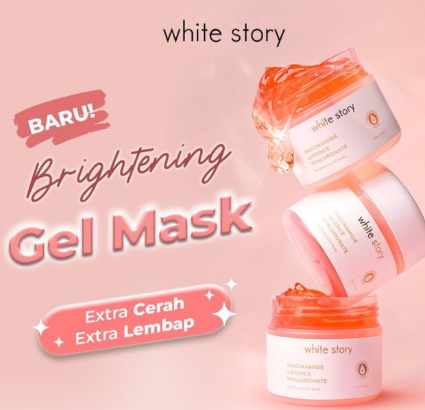 White Story gel mask/foto: instagram.com/whitestory.id White Story gel mask