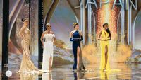 8 Foto Andina Julie Bergaun Emas di Penjurian Miss Grand International 2022
