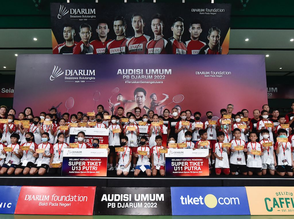 51 Atlet Belia Kantongi Super Tiket Audisi Umum PB Djarum 2022