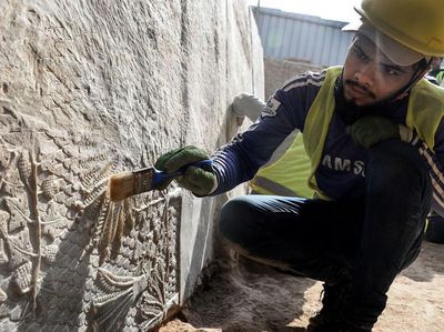 Pahatan Kuno Berusia Ribuan Tahun Selamat dari Gempuran ISIS, Begini Rupanya