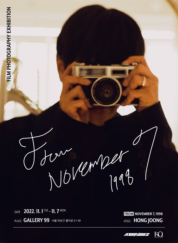 Poster Hongjoong ATEEZ untuk pameran film photography/ Foto: twitter.com/ATEEZofficial Poster Hongjoong ATEEZ untuk pameran film photography/ Foto: twitter.com/ATEEZofficial