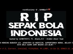 Situs PT LIB Diretas, Muncul Tulisan RIP Sepakbola Indonesia