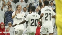 Atau mungkin PSG mau bereuni dengan Real Madrid yang merupakan juara Grup F? Siapa tahu bisa membalaskan dendam kekalahan di 16 besar musim lalu. Foto: Anadolu Agency via Getty Images