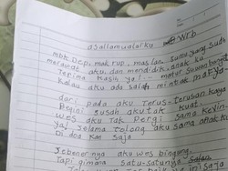 Surat Wasiat Saksi Bisu Ibu Tulungagung Ajak Anak Bunuh Diri Minum Racun