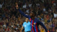 Barcelona memimpin 1-0 saat laga baru berjalan 12 menit. Gol dicetak oleh Ousmane Dembele. AP Photo/Joan Monfort.