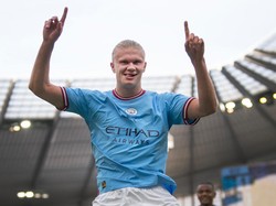 Haaland juga sudah melampaui 15 gol Kevin De Bruyne yang jadi top skor Man City di Premier League musim lalu. Padahal ini baru bulan Oktober lo! Foto: Visionhaus/Getty Images/Visionhaus