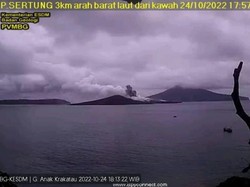 Gunung Anak Krakatau Kembali Erupsi